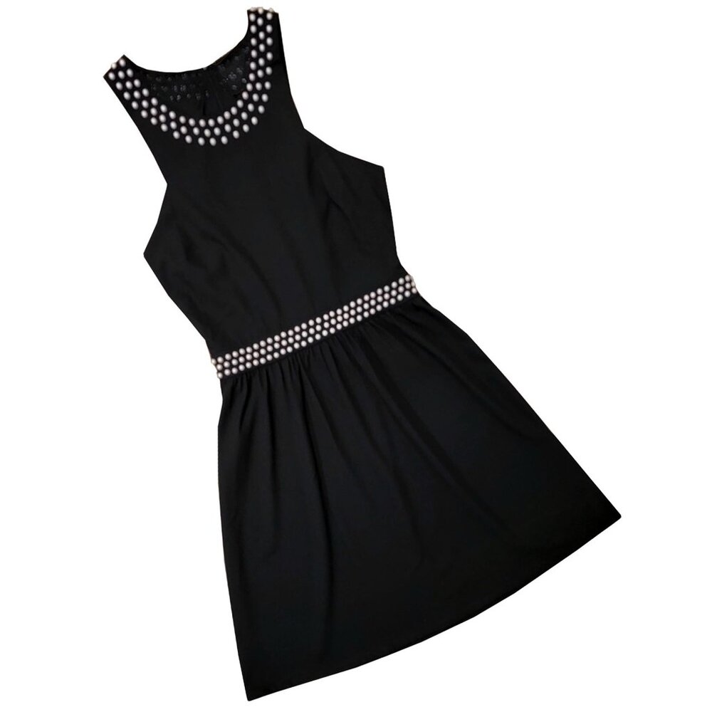 Chelsea Studded Women's Black Dress